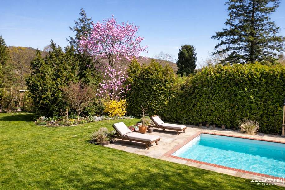 NEULENGBACH | Revitalisierte Landhausvilla mit Stil und traumhaft großzügigen Grundstück | Pool | ZELLMANN IMMOBILIEN, Haus-kauf, 990.000,€, 3040 Sankt Pölten(Land)