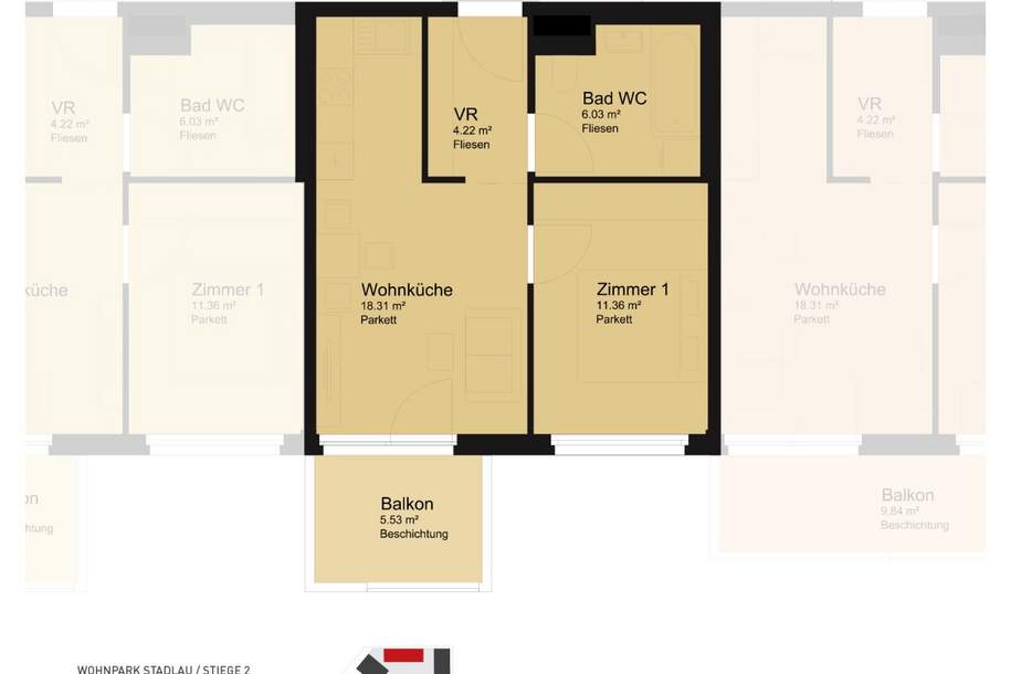 Stadlauer Straße 64, 1220 Wien, Wohnung-miete, 799,15,€, 1220 Wien 22., Donaustadt