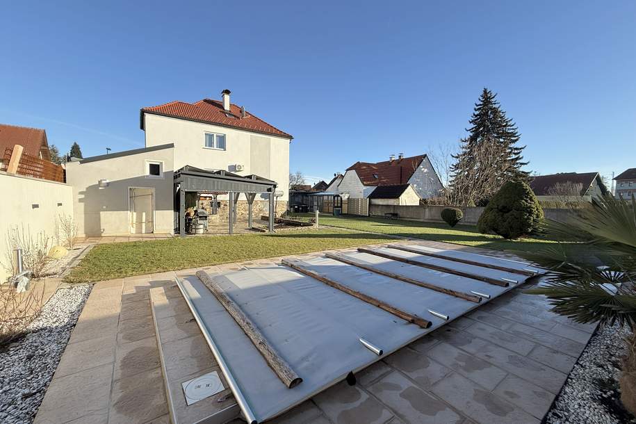 Saniertes Einfamilienhaus mit Solaranlage, Photovoltaik, Pool, Erdwärme, Fußbodenheizung u.v.m.!, Haus-kauf, 499.000,€, 3751 Horn