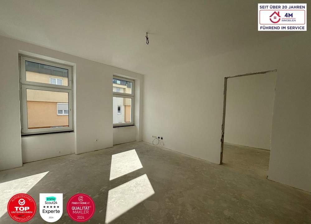 Neuwertig & stilvoll: 2-Zimmer-Erstbezug mit 39,5 m²