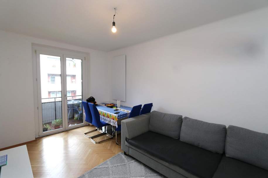 Anlegerwohnung: 2-Zimmer-Wohnung in Villach mit Balkon &amp; Stellplatz, Wohnung-kauf, 175.000,€, 9500 Villach(Stadt)