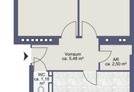 2-Zimmer-Wohnung in NAWI-Nähe