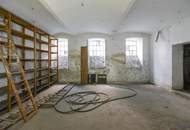 MUSIKER | ARCHITEKTEN | BASTLER UND SAMMLER | KREATIVE KÖPFE | LAGER MIT INDUSTRIE-BUNKER-CHARME UND 90m² GARTEN | NÄHE SCHÖNBRUNN UND U4