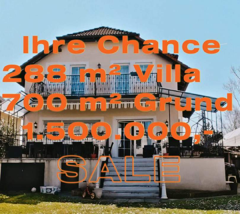 IHRE CHANCE: 8-ZIMMER-VILLA +700 m² EIGENGRUND +GRÜNLAGE +GARAGE +VOLLKELLER