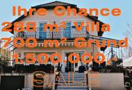IHRE CHANCE: 8-ZIMMER-VILLA +700 m² EIGENGRUND +GRÜNLAGE +GARAGE +VOLLKELLER