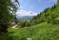 Baugrundstück mit Bergblick in Weißenbach bei Haus