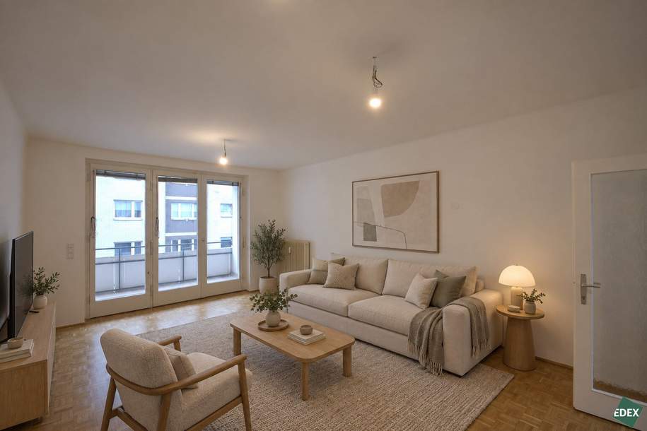 3-Zimmer-Wohnung mit Loggia, 82m², nahe dem Donaukanal, Wohnung-kauf, 395.000,€, 1200 Wien 20., Brigittenau