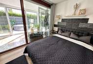 DORNBIRN-Gartenwohnung/Terrassenwohnung, ca. 57 m2 plus beheizter, ganzjährig nutzbarer Wintergarten ca. 19 m2, wie ein 2. Wohnzimmer, inkl. 1 TG, direkter Zweit-Zugang über die Terrassenanlage, verschließbares Gartentor.