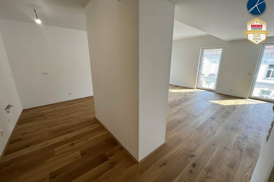 *Superprojekt: ''Über den Baumwipfeln" TOP 49 Sonnige 3 Zimmer + Küche *MIT ZWEI TRAUMHAFTEN WEST-LOGGIEN*, Wohnung-miete, 2.098,78,€, 1100 Wien 10., Favoriten
