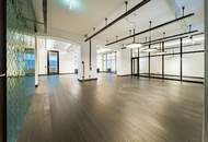 Topmodernes, loftartiges Open Space Büro auf zwei Ebenen mit Terrasse im Telegraf 7 zu mieten