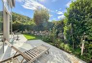 Kahlenbergerdorf: Bezaubernde Garten-Terrassen-Wohnung im historischen Ambiente