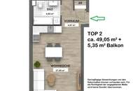 ++ 2-Zimmer ERSTBEZUG mit Freifläche ++ Projekt HÜTTEL 101 LIVING