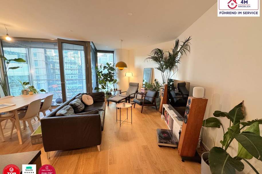 Exklusives Wohnen in den Parkapartments am Belvedere - 2-Zimmer-Wohnung mit Loggia und Deckenkühlung, Wohnung-kauf, 499.000,€, 1100 Wien 10., Favoriten