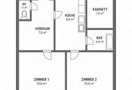 2,5-Zimmer Altbauwohnung mit Sanierungspotenzial in beliebter Wohnlage in Favoriten