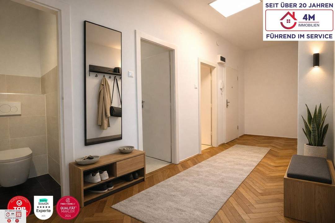 🏡 Zentral begehbare 3 Zimmer Wohnung perfekt für Paare oder kleine Familien in Bestlage ✨