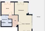 Traumhafte Starterwohnung in Wolfurt: Zwei Zimmer, große Terrasse und Blick auf den Gebhardsberg