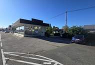 Gepflegtes Geschäftslokal 126 m² mit großer Glasfront in bester Auto-Frequenzlage von Leibnitz Miete € 1184,- + Mwst + BK
