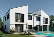 LUXURIÖSES ARCHITEKTENHAUS! SWIMMING POOL, ZIEGELMASSIVBAUWEISE, KLIMAVORBEREITUNG. PROVISIONSFREI für den Käufer.
