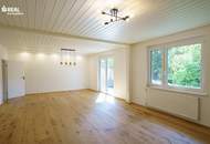 Perfekt renovierte 111m² Eigentumswohnung mit Gartenterrasse und Gartennutzung sowie eigener Garage!