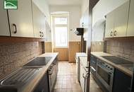 Renovierungsbedürftige Hof-Erdgeschoss-Wohnung im gepflegten Altbau nahe Familienplatz und Bahnhof Ottakring