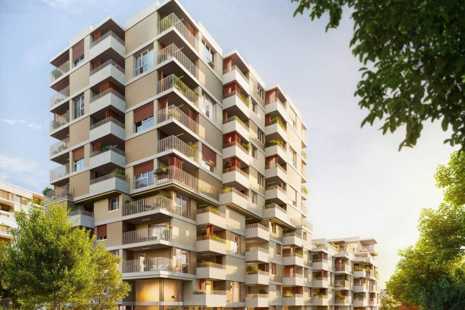 GARTENWOHNUNG | MITTEN IN DER STADT | UNIKAT FÜR FREIGEISTER | EIGENNUTZER | BF 14B | VILLAGE IM DRITTEN | FERTIGSTELLUNG 2027, Wohnung-kauf, 349.000,€, 1030 Wien 3., Landstraße