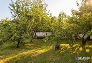 Gemütliches Landhaus mit Einliegerwohnung, geschützter Innenhof, Holzschuppen, Nebengebäude und Obstgarten, komplett eingezäunt, sofort zu beziehen