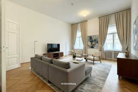 Exklusive Altbauresidenz in Bestlage nahe Parlament – großzügig, generalsaniert &amp; unbefristet, Wohnung-miete, 3.759,95,€, 1010 Wien 1., Innere Stadt