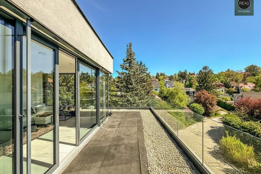 Hochwertig ausgestattete Luxusvilla mit Naturpool am Wolfersberg!, Haus-kauf, 1.995.000,€, 1140 Wien 14., Penzing