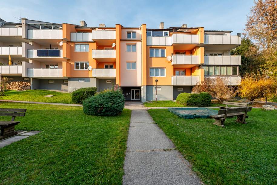 Ruckerlberg: Lichtdurchflutete 2-Zimmer-Wohnung mit Balkon und Tiefgaragenplatz, Wohnung-kauf, 229.000,€, 8010 Graz(Stadt)