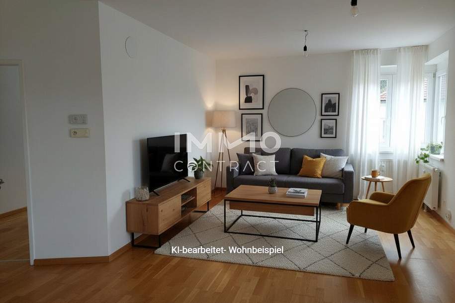 Gepflegte 3-Zimmer-Wohnung im 1. Obergeschoss, St.Georgen/Leys - förderbar, Wohnung-miete, 909,91,€, 3282 Scheibbs
