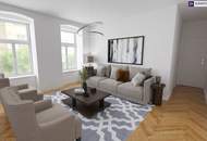 Revitalisiertes Altbaujuwel – alles, was das Herz begehrt! 3-Zimmer-Wohnung mit Klimaanlage, Terrasse, Luftwärmepumpe &amp; edler Ausstattung mit Fischgrätparkett – überzeugen Sie sich selbst