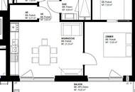 | SCHRANKRAUM | 2 ZIMMER | GROSSER BALKON | ERSTBEZUGSWOHNUNGEN | UNBEFRISTET | MIETBEGINN AUGUST 2024 | GREEN 21