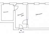 Sanierungsbedürftige 2-Zimmer-Altbauwohnung in guter Lage in Meidling