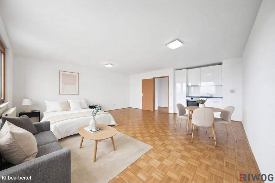 Helle Neubauwohnung mit Parkblick in U-Bahnnähe bei Donauinsel | vermietet bis 2031 | freier Mietzins | modernes Gebäude inkl. Tiefgarage, Wohnung-kauf, 290.000,€, 1020 Wien 2., Leopoldstadt