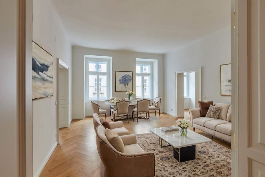 ⭐ GENERALSANIERT! Wunderschöne 5-Zimmer Altbauwohnung in toller Lage nahe Schottentor, 1090!, Wohnung-kauf, 1.395.000,€, 1090 Wien 9., Alsergrund