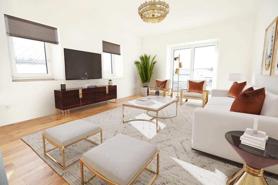 HellMühle 2.0 - Charmante 3 Zimmer Gartenwohnung in Kleinköstendorf, Wohnung-miete, 1.211,70,€, 5203 Salzburg-Umgebung