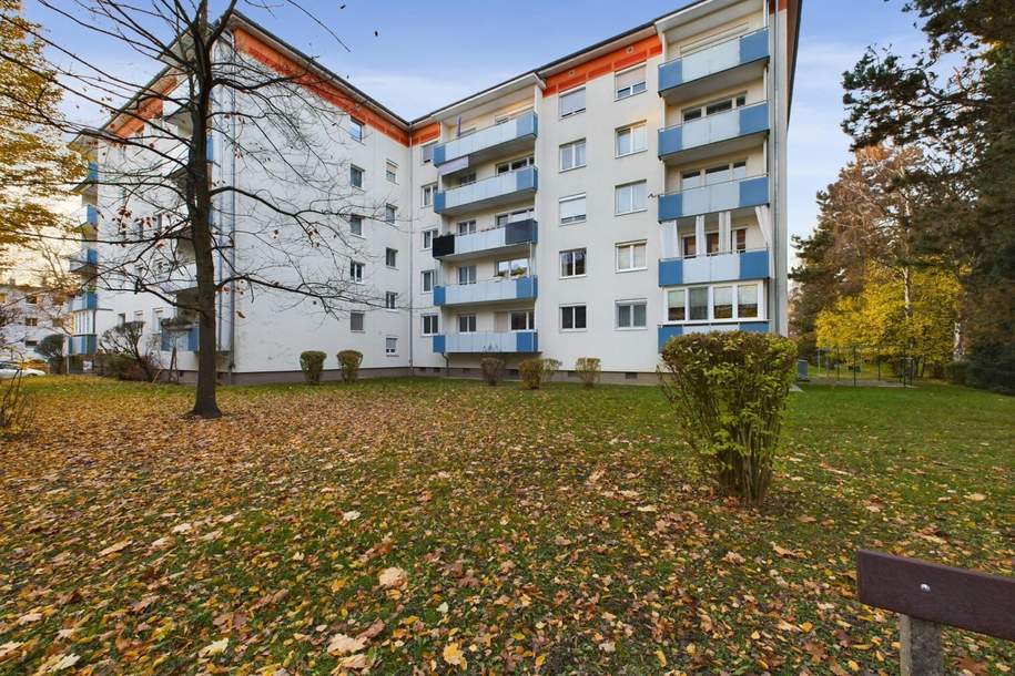 LINZ / URFAHR (Dornach): SANIERUNGSWÜRDIGE, perfekt gelegene Eigentumswohnung mit ca. 80,5 m² Wohnfläche (4 Zimmer + Küche) + Loggia ca.6 m², Wohnung-kauf, 325.000,€, 4020 Linz(Stadt)