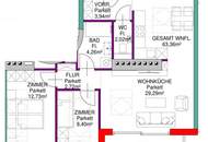 Moderne 3-Zimmer-Dachgeschosswohnung mit Balkon