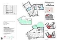 Exklusive Dachgeschosswohnung mit 2 Terrassen in Top-Lage