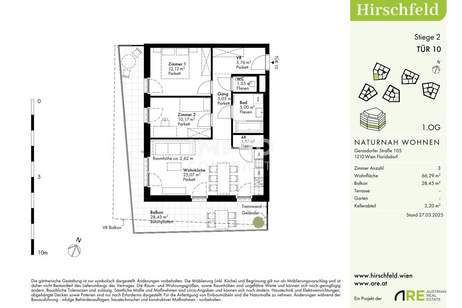 Provisionsfrei und Erstbezug: PREIS JETZT sichern - Gerasdorfer Straße, Wohnung-kauf, 220.000,€, 1210 Wien 22., Donaustadt