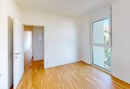 Hochwertige 2-Zimmer Wohnung mit smartem Grundriss und großem Eck-Balkon in Ruhelage nahe U3 Enkplatz! Ab Juni verfügbar!