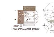 Gebäudeensemble im Zentrum - Café mit Pension und Wohnhaus sowie imposantem Stadl und Garten