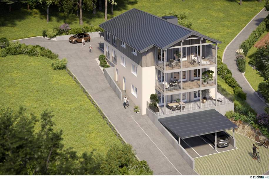 SEE- UND GEBIRGSBLICK! Großzügige 3-Zimmer Eigentumswohnung in Altmünster - Projekt "Der Traunsteinblick", Wohnung-kauf, 670.000,€, 4813 Gmunden