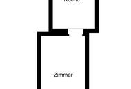 Sanierungsbedürftige 1-Zimmer-Altbauwohnung mit Potenzial
