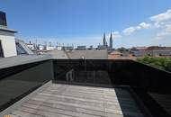 Top DG Wohnung mit Terrasse und Panoramafenstern - 3 Zimmer mit großem Küchen-Essbereich! Kein Gas mehr! Modernste Ausführung! Luft-Wasserwärmepumpe, Klima und Photovoltaik!