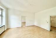 Brigittaplatz | Bezaubernde 2 Zimmer Altbau mit Potenzial &amp; Grünblick für unter € 3.650/m2