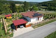 *neuwertiger* BUNGALOW mit einzigartiger Steingartengestaltung und Naturteich in Ruhelage