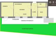 | 2 ZIMMER | GARTENWOHNUNG | LICHTDURCHFLUTETE TERRASSENWOHNUNG | NEUBAU | HEIZUNG & WARMWASSER BEREITS INKLUDIERT