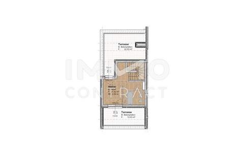 Moderne Terrassendoppelhaushälfte, Haus-miete, 1.960,20,€, 2486 Baden