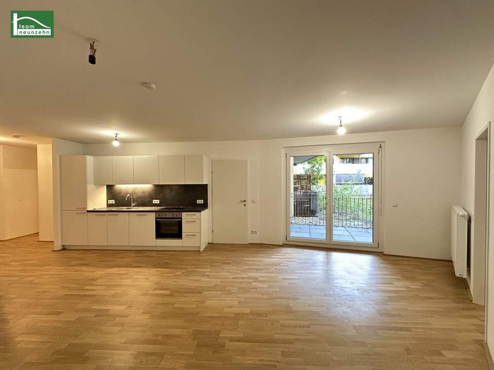 LEO 131 - Hofseitige Neubau-Wohnung mit Schrankraum und Abstellraum! Nur 4 Bus-Stationen zum Bahnhof Floridsdorf und viel Grün in der Nähe!